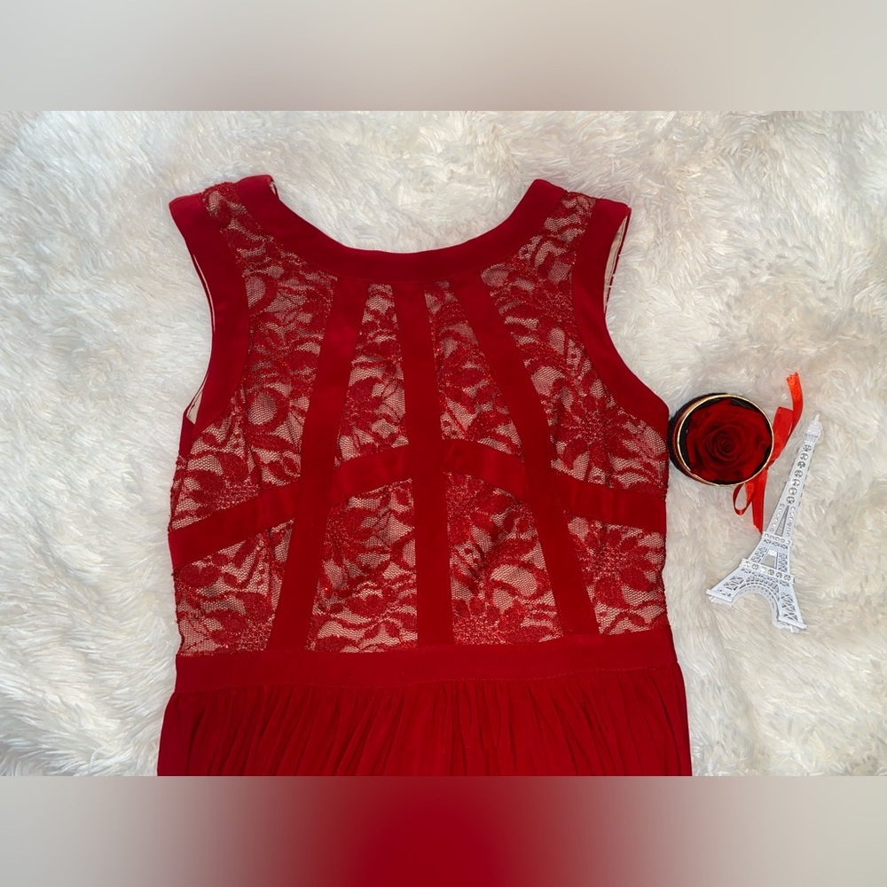 Red gown dress